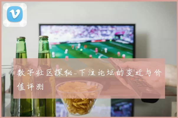 数字社区探秘_下注论坛的变迁与价值评测